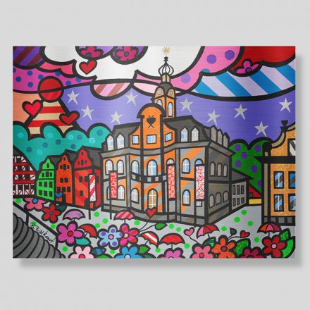 Schwäbisch Haller Rathaus auf Alu